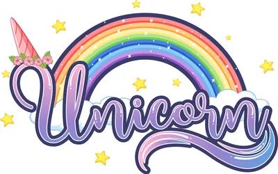 Unicorn magic horse rainbow icons Royalty Free Vector Image Elephant Logo Design, Unicorn Vector, Unicorn Logo, Cute Rainbow Unicorn, Cactus Vector, Dragon Silhouette, Logo Design Set, Unicorn Magic, Kids Logo Design