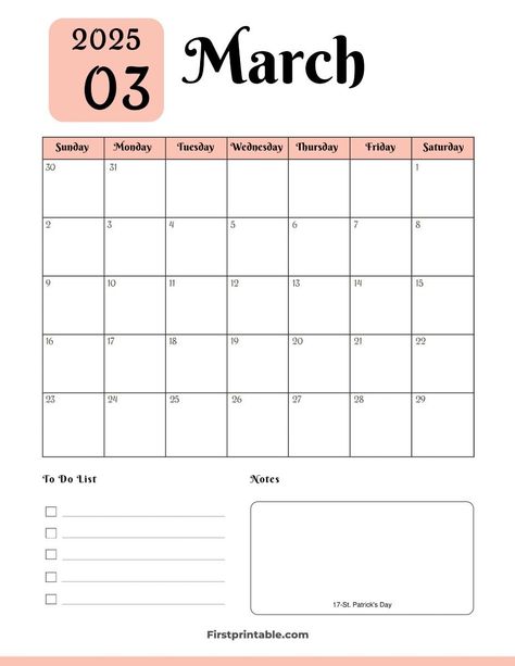 March 2025 Calendar, Free Planner Printables, Planner Weekly Layout, Free Printable Calendar Templates, Planner Quotes, Best Planner, Study Planner Printable, Monthly Planner Template, Printable Calendars