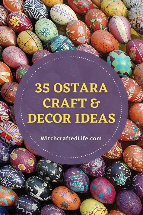 35 Wonderful Ostara Crafts, DIY Projects, and Décor Ideas for The Spring Equinox | Witchcrafted Life Ostara Decorations Diy Crafts, Ostara Basket Ideas, Pagan Easter Ostara, Witchy Spring Decor, Spring Witchcraft, Ostara Activities, Ostara Basket, Ostara Magic, Witch Learning