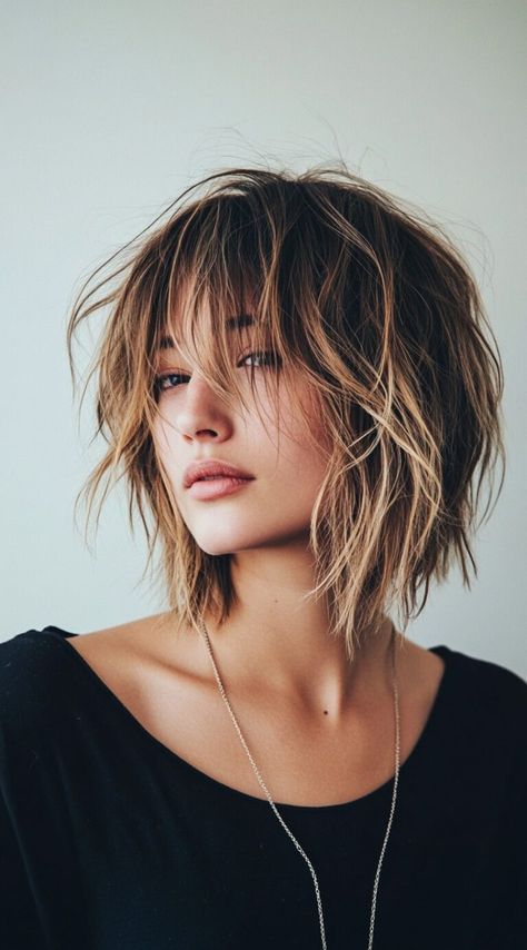 20 Volumizing Choppy Bob Hairstyles for Fine Hair: Effortless Volume and Texture Ideas | LooksNiceOnMe Choppy Bob Hairstyles For Fine Hair, Fine Flat Hair, Bob With Fringe, Texture Ideas, Hairstyles For Fine Hair, Messy Bob, Choppy Bob Hairstyles, Choppy Bob, Bob Hairstyles For Fine Hair