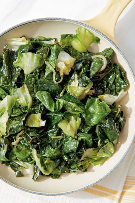 Wilted Greens Recipe, Italian Greens Recipe, Italian Greens, New Years Day Dinner, Wilted Greens, Giada Recipes, Weekday Dinner, Sides Recipes, Greens Recipe