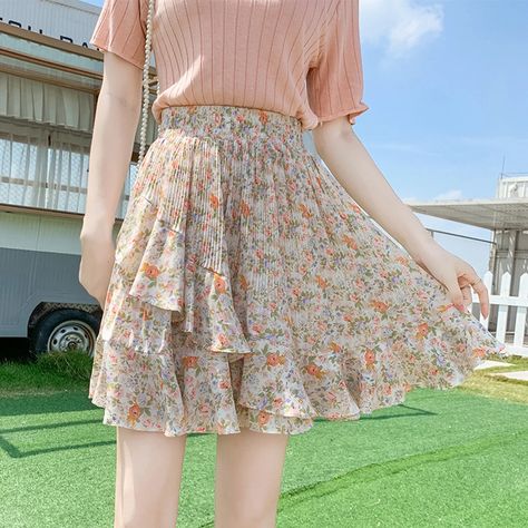 Chiffon skirt pattern