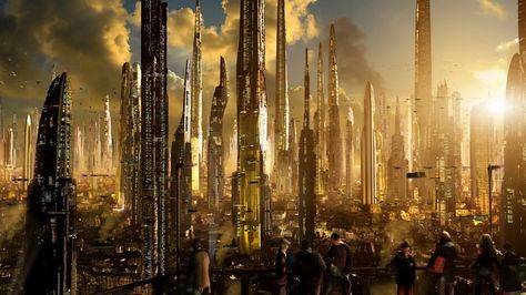 #space, #fantasy art, wallpaper Paradis Sombre, Science Fiction Kunst, Scifi City, Sci Fi Landscape, Sci Fi City, Sci Fi Environment, Tall Buildings, Cyberpunk City, Fantasy City