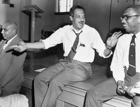 A CELEBRATION OF BLACK LAWYERS, PAST AND PRESENT    Thurgood Marshall, pictured here at a meeting of the N.A.A.C.P. in the mid-nineteen-fifties, was one of many black lawyers fighting for civil-rights advances. Black Attorney, Civil Rights Lawyer, Civil Rights Attorney, Thurgood Marshall, Good Lawyers, Famous Black, Civil Rights Movement, Declaration Of Independence, Past And Present