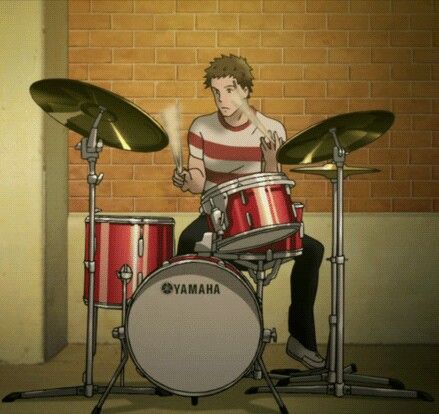 Holding Drumsticks Reference, Drummer Reference Pose, Drummer Pose Reference, Drummer Character Design, Drummer Reference, Drummer Oc, Anime Drummer, Drummer Pose, Drummer Aesthetic Male