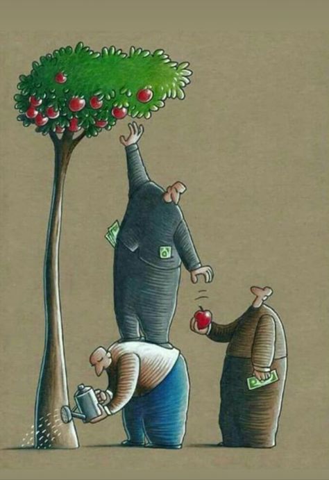 Politikai Humor, Satirical Illustrations, Art With Meaning, Social Media Art, Meaningful Pictures, Funny Caricatures, Meaningful Drawings, Social Art, Deep Art