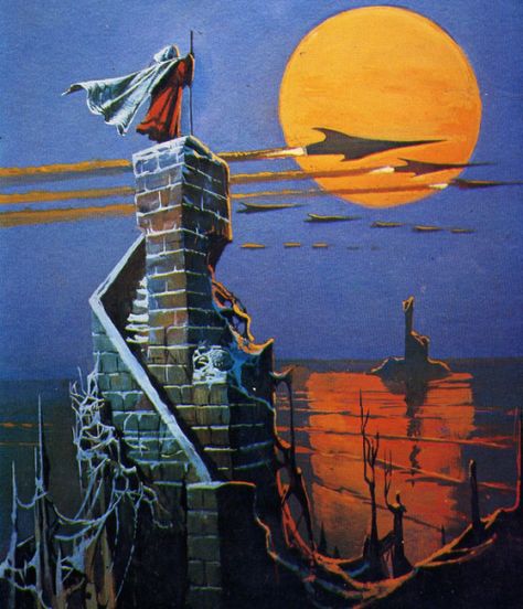 Photo Bruce Pennington, Arte Pulp, 70s Sci Fi Art, Arte Peculiar, Scifi Fantasy Art, Sf Art, Science Fiction Illustration, Arte Cyberpunk, Cosmic Horror