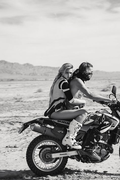 abbey lee kershaw, mad max, russh magazine, editorials, motorbike, Abbey Lee Kershaw, Australian Icons, Motorcycle Style, Ride Or Die, Motocross, Editorial Fashion, Editorial, Fox, Bike