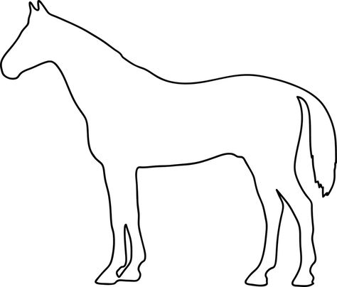 how to draw a horse Easy Horse Drawing, Draw A Horse, Free Mosaic Patterns, Valentines Day Coloring Page, Halloween Coloring Book, Horse Silhouette, Horse Drawing, Horse Designs, Silhouette Free