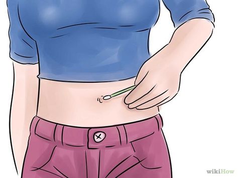 How to Clean Your Belly Button: 6 Steps (with Pictures) - wikiHow Piercing Cleaning, Belly Button Cleaning, Belly Button Smell, Odor Remedies, Budget Beauty, Body Hygiene, Belly Piercing, Diy Cleaners, Skin Remedies