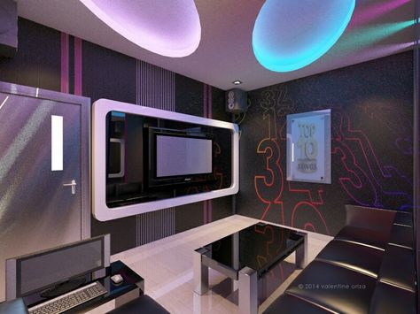 Karaoke Room Design Home Karaoke Room, Home Karaoke Room Design, Karaoke Room Design, Ruang Karaoke, Room Karaoke, Karaoke Lounge, Home Karaoke, Karaoke Bar, Interior Design Classes