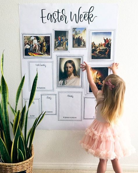 Lds Easter, Easter Church Banners, Easter Bingo, Easter Puzzles, Christ Centered Easter, Easter Lessons, Life Of Jesus Christ, Easter Week, Easter Activities For Kids