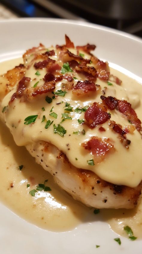 Creamy Bacon Chicken Baked Chicken And Bacon Recipes, Chicken Bacon Bake, Recipes With Chicken And Bacon, Chicken And Bacon Recipes Easy, Chicken With Bacon Recipes, Bacon And Chicken Recipes, Bacon Chicken Recipes, Chicken And Bacon Recipes, Creamy Bacon Chicken