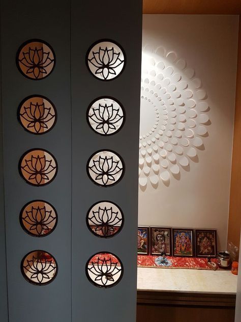 room divider Instant Access To Woodworking Designs DIY Patterns &amp; Crafts Living Room Partition Mandir Grill Design, Mandir Door Jali Design, Mandir Door Ideas, Mandir Jali Design, Puja Room Door Design, Mandir Doors, Mandir Door Design, Puja Door, Mandir Door