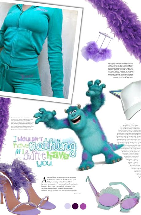 Diy Sully Costume Monsters Inc, Sully Monsters Inc Costume, Monsters Inc Costume Diy, Sullivan Monsters Inc, Monsters Inc Halloween, Sully Costume, Sully Monsters Inc, Halloween Fits, Last Minute Costumes