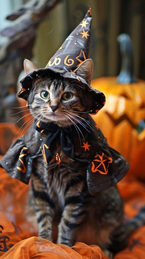 Halloween Cat Costumes Check more at https://www.yopacat.com/product/halloween-cat-costumes/ Dog And Cat Costumes, Cats In Outfits, Cats Halloween Costumes, Cat In Halloween Costume, Cat Costume Ideas, Halloween Costumes For Cats, Cat Halloween Costume Pet, Gato Halloween, Cats In Costumes