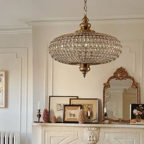 With Paris 2024 🇫🇷🥇🥈🥉approaching, there is a French build up and we adore this elegant period French Empire Vintage Bead Crystal Chandelier 💜💜💜 Made of iron and brass, this chandelier exudes glamour with its cascading crystals. Perfect for adding a touch of Moroccan flair to any foyer, entryway, or hallway. Enjoy the luxurious and sophisticated ambiance this chandelier will bring to your space 👌💜 #Chandelier #Vintage #French 💜🇫🇷💜#Tradition victorianemporium 💜 #victorianhouse #georgianhouse... French Chandeliers, French Empire Chandelier, Crystal Chandeliers For Living Room, Crystal Light Fixture, French Chandelier, Chandelier For Living Room, Foyer Entryway, Chandelier Bedroom, French Empire