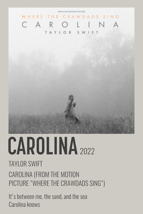 Carolina poster made by me #taylorswift #carolina Carolina Taylor Swift, Taylor Swift Carolina, Carolina Aesthetic, Cardigan Taylor Swift Polaroid Poster, Carolina Harry Styles Poster, Wouldve Couldve Shouldve Taylor Swift Polaroid Poster, Carolina Song, I Forgot That You Existed Taylor Swift Polaroid Poster, North Carolina Poster