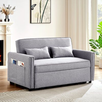 Loveseat Sofa Bed, Loveseat Sleeper Sofa, Loveseat Sleeper, Double Sofa Bed, Small Apartment Living Room, Pull Out Bed, Premium Sofa, Convertible Sofa, Living Room Furniture Sofas