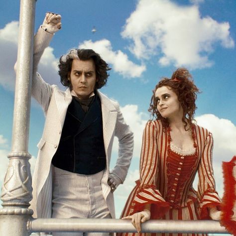 Sweeney Todd And Mrs Lovett, Tim Burton Personajes, Mrs Lovett, Tim Burton Art, Tim Burton Films, Tim Burton Movie, The Cardigans, Helena Bonham, Fleet Street