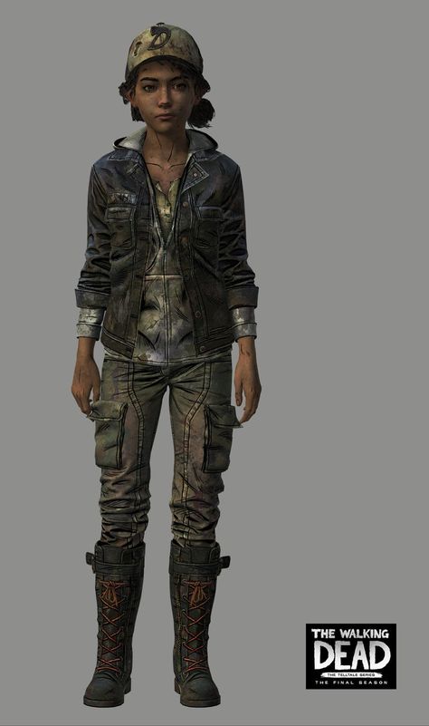 Clementine Cosplay, Twd Clementine, Clementine Twd, Clementine Walking Dead, Clementine Art, The Walking Dead Telltale, Walking Dead Game, E Cards, Random Pictures