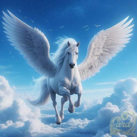 White Horse Aesthetic, Horse With Wings, Greek Monsters, Pegasus Art, Pegasus Unicorn, Mythical Creatures Fantasy, Winged Horse, Horse Fly, Horse Wallpaper