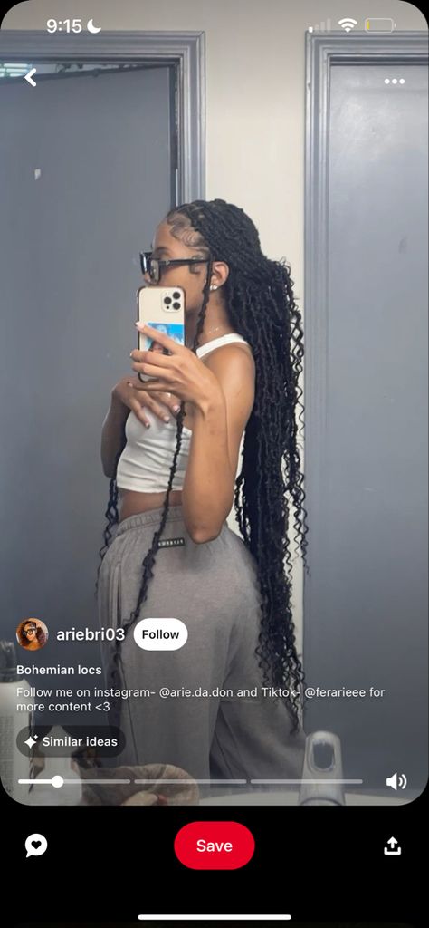 Bohemian Locs, Bohemian Braids, Faux Locs Hairstyles, Protective Hairstyles Braids, Back To School Hairstyles, Hair Ponytail Styles, Ponytail Styles, Boho Braids, Locs Hairstyles