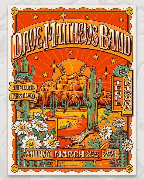 A limited edition Dave Matthews Band poster incoming from David Leutert! Dave Matthews Band Posters, Dave Mathews, Artist Project, Band Poster, American Illustration, School Of Visual Arts, Poster Illustration, Dave Matthews Band, Communication Art