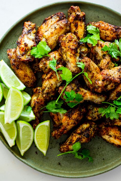 Protein Marinades, Tandoori Chicken Wings Recipe, Tandoori Chicken Wings, Protein In Chicken, Jus Lemon, Citrus Marinade, Baked Wings, Dada Ayam, Chicken Wings Recipe