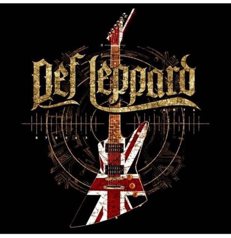 totally love this!! LEPPARD FOREVER !!!<3 Def Leppard Art, Def Leppard Logo, Classic Rock Tshirts, Rick Sav Savage, Def Leppard Band, Big Hair Bands, Rock Of Ages, Musica Rock, Rock N Roll Music