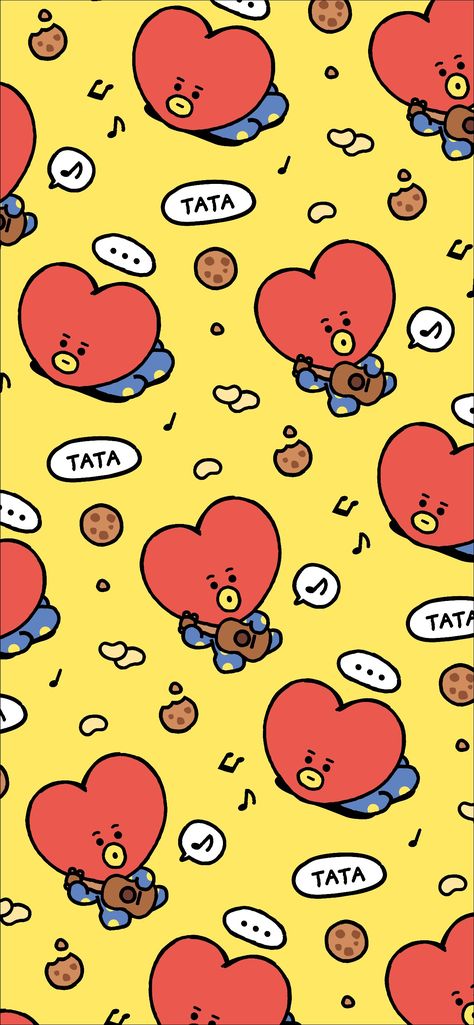 Tata Bt21 Wallpaper, Chibi Disney, Bt21 Tata, Bts Art, Wallpaper Bts, Bts Fans, Cute Doodles, Kpop Wallpaper, Dali