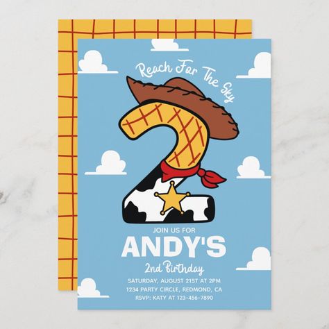 Cowboy Birthday Invitation | Western Invitation Toys Story Invitations, Toy Story Invitation Template, Toy Story Second Birthday Party Invitations, Toy Story 3rd Birthday Party Invitations, Woody Invitations Toy Story, Woody Party, Western Invitations, Woody Birthday, Cowboy Invitations Birthday