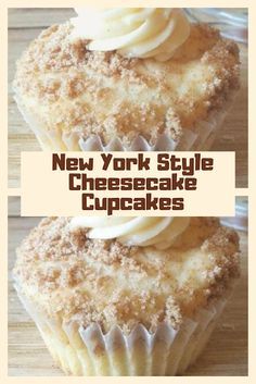 Cheesecake Base, Cheesecake Cupcakes Recipe, Cupcakes Homemade, Biscuits Graham, New York Style Cheesecake, Cupcakes Recipes, Homemade Cupcakes, Cheesecake Cupcakes, Cakes Recipes