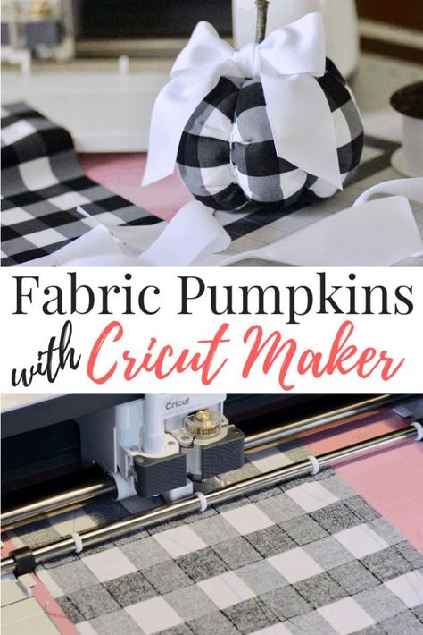 Fat Quarter Projects, Fall Sewing, Maker Project, Cricut Tips, Cricut Projects Beginner, Beginner Sewing Projects Easy, Fabric Pumpkins, Leftover Fabric, Cricut Tutorials