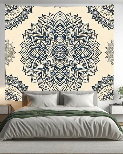 Beige Floral Indian Mandala Tapestry Psychedelic Wall Hanging Boho Decor Beige Floral Indian Mandala Tapestry Psychedelic Wall Hanging Boho Decor Elevate your living space with our India Mandala Tapestry Wall Hanging. This beautiful piece of Boho Decor will add a touch of elegance to your home, coffee shop, office, or any space you choose. With its vibrant design, it's more than just a tapestry; it's a work of art Size: Small - 150x 150cm (60x60 inches), Medium- 200 x 200cm (80x80 inches), L... Coffee Shop Office, Hanging Boho Decor, Home Coffee Shop, Mandala Tapestries Wall Hangings, Indian Mandala, Wall Hanging Boho, Mandala Tapestry, Shop Office, Tapestry Wall