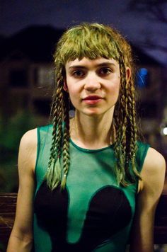 Claire Boucher, Petra Collins, Desert Dream, Favorite Hairstyles, Dye My Hair, Grunge Hair, Green Hair, Hairstyles With Bangs, New Hair