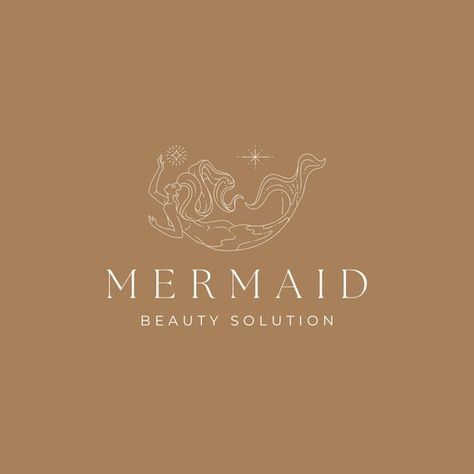 Mermaid Logo | Etsy Australia Chanel Art Print, Mermaid Logo, Ux App Design, Drawing Female, Silhouette Logo, Drawing Female Body, Spa Logo, Chanel Art, Salon Suites