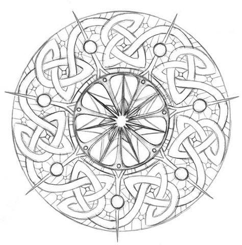 Fortune Sketch, Wheel Of Fortune Art, Tattoo Fixes, Stained Glass Tattoo, Stephanie Law, Tarot Tattoo, Spiritual Paintings, Sacred Geometry Tattoo, Sacred Geometric