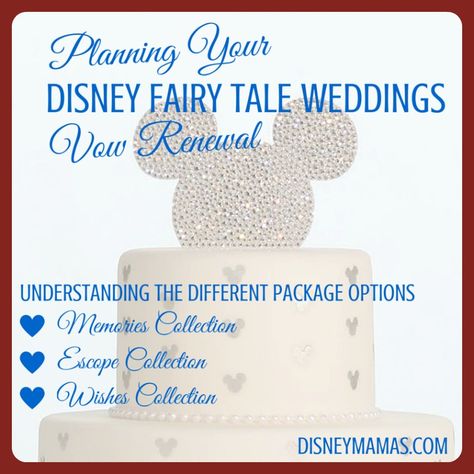 Planning Your Disney Fairy Tale Weddings Vow Renewal- Understanding Package Options | Disney Mamas Disney Cruise Vow Renewal, Disney Vow Renewal, Wedding Vowels, Renewing Vows, Wedding Vows To Husband, Vowel Renewal, Renewal Ceremony, Wedding Renewal, Renewal Wedding