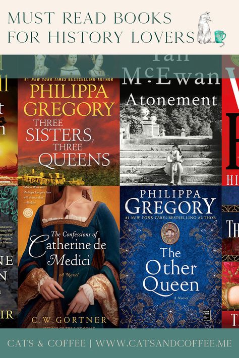 Are you a history lover? Explore my list of best fiction books for history lovers, featuring recommendations set in the Middle Ages all the way up to the early 20th century. The list includes bestsellers from Philippa Gregory, Tracy Borman, Bernard Cornwell, and more: Bookworm Quotes, Best Fiction Books, Best Historical Fiction Books, Philippa Gregory, Bernard Cornwell, Best Historical Fiction, Historical Fiction Novels, History Nerd, Historical Fiction Books