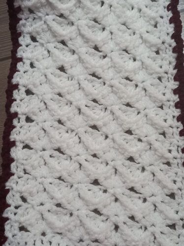 Oyster Crochet Pattern, Crochet With Long Hook, Oyster Stitch, Shell Crochet, Creative Thoughts, Front Post Double Crochet, Knit Stitches, Medium Weight Yarn, Shell Stitch