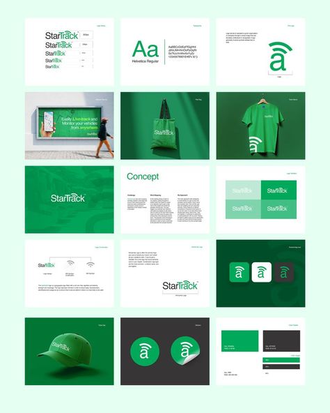 Company Visual Identity, Corporate Branding Identity, Logo Palette Color, It Company Branding, Modern Branding Color Palette, Energetic Branding, Green Brand Identity, It Company Logo, App Design Ipad