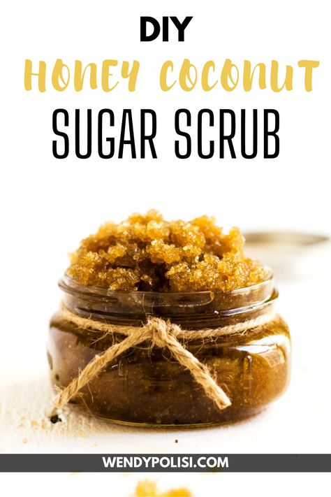 Honey Body Scrub Recipes, Sugar Scrub Diy Without Coconut Oil, Herb Ideas, Honey Ideas, Honey Sugar Scrub, Coconut Sugar Scrub, Coconut Oil Body Scrub, Coconut Scrub, Mask Project