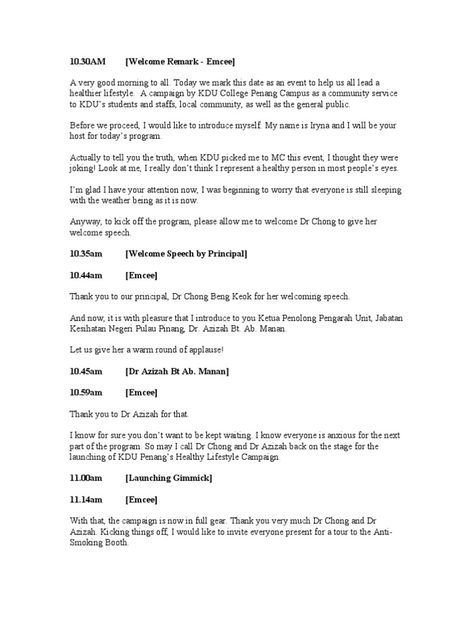 Emcee Script - Download as Word Doc (.doc), PDF File (.pdf), Text File (.txt) or read online. Emcee Script For Christmas Party, Emcee Script Program For Christmas Party, Wedding Emcee Script Template, Emcee Script Program For Event, Christmas Party Program Flow, Emcee Script Program, Bday Text, Program Flow, Elementary Lesson Plan Template