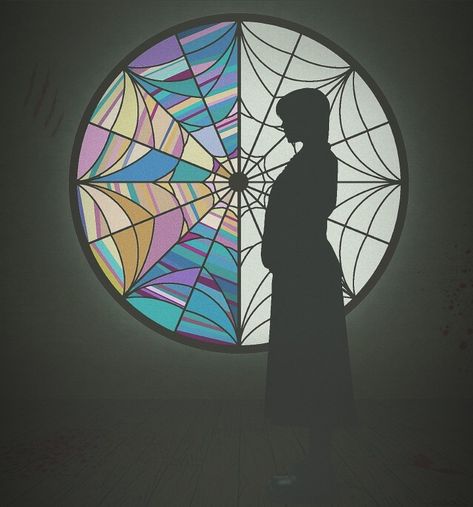 Wednesday Window, Wednesday Movie, Windows Wallpaper, Minimalist Movie Poster, Abstract Line Art, Window Painting, Girly Pictures, Wednesday Addams, Stained Glass Patterns