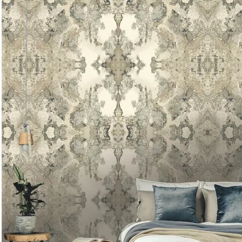 York Wallcoverings Abstract Wallpaper & Reviews | Wayfair Abstract Mirror, Soft Romance, Candice Olson, Victorian Wallpaper, W Wallpaper, Beauty Wallpaper, Wayfair Furniture, York Wallcoverings, Teen Bedding