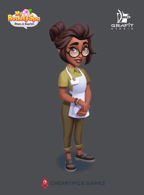 ArtStation - Mobile Game Characters ANIMATION for Cherrypick games, Grafit Studio Spa Games, Casual Art, Casual Game, Animation Tutorial, Animation Reference, Game Concept Art, Mobile Game, Games For Girls, Animated Icons