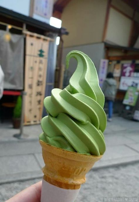 Tea Ice Cream, Green Tea Ice Cream, An Ice Cream, Ice Cream Cone, Green Tea, Matcha, Ice Cream, Tea, Cream