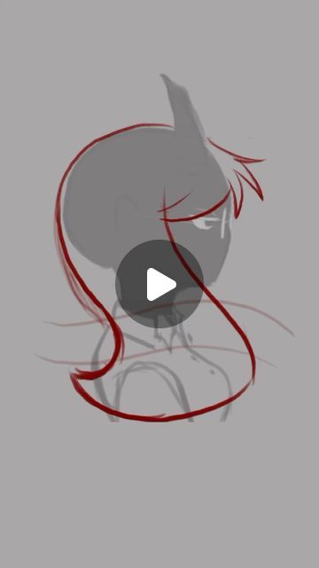 Hair In Wind Animation, Hair Wind Animation, Hair Flow Animation, Animating Hair, Hair Flowing In Wind Drawing, Wind Drawing, Hair Flowing, Goodnight Everyone, Hair In The Wind