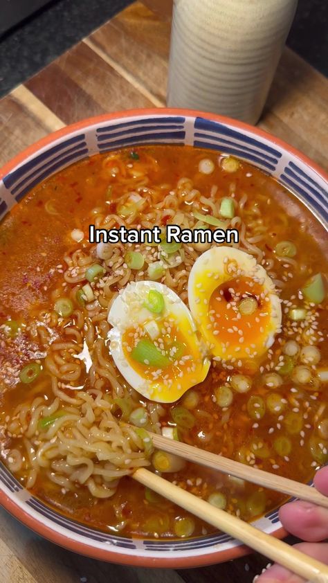 TikTok · lukecatleugh Ramen Hacks, Instant Ramen, Ramen, Chicken